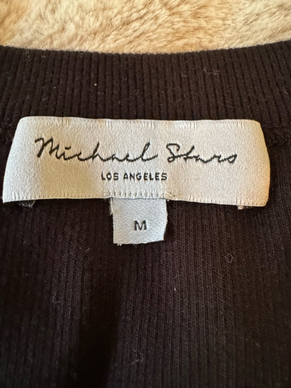 Michael Stars Black Ruched Bodycon Dress - Picture 10 of 11